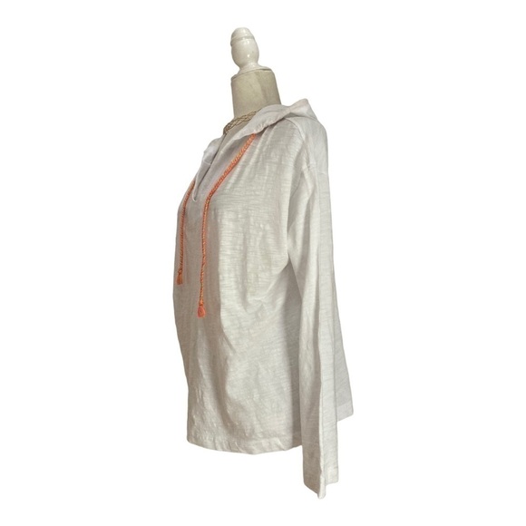 Lisa Todd Joy Ride Hoodie white Neon braided Hoodie String - Picture 5 of 11